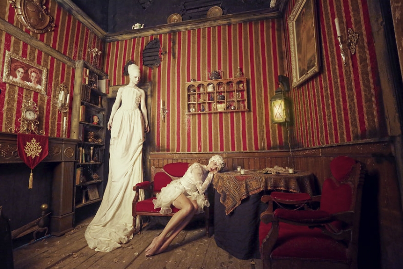 A terrible beauty: photographer transforms abandoned places in the dark and erotic fantasies