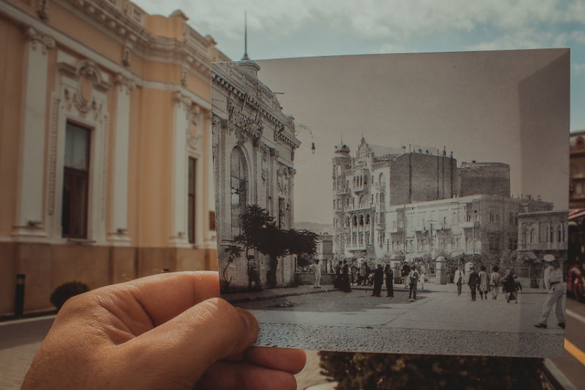 A window to the past: a resident of Baku combines old photos with modern types A window to the past: a resident of Baku combines old photos with modern types