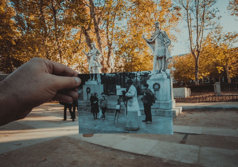 A window to the past: a resident of Baku combines old photos with modern types A window to the past: a resident of Baku combines old photos with modern types