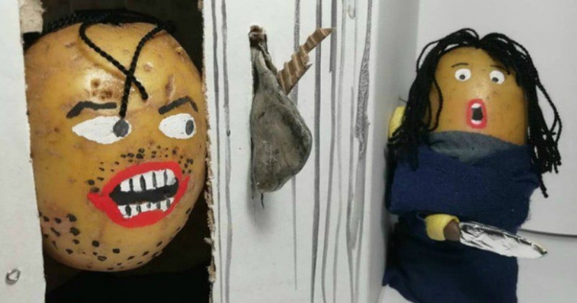 Alabando a una marca nacional, un blogger de Belarús crea obras maestras de patatas Alabando a una marca nacional, un blogger de Belarús crea obras maestras de patatas