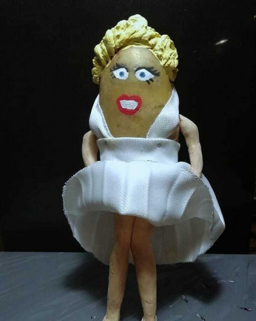 Alabando a una marca nacional, un blogger de Belarús crea obras maestras de patatas Alabando a una marca nacional, un blogger de Belarús crea obras maestras de patatas