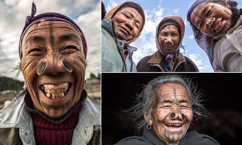 Amazing customs of the Indian tribe, where women have to wear tubes in his nostrils