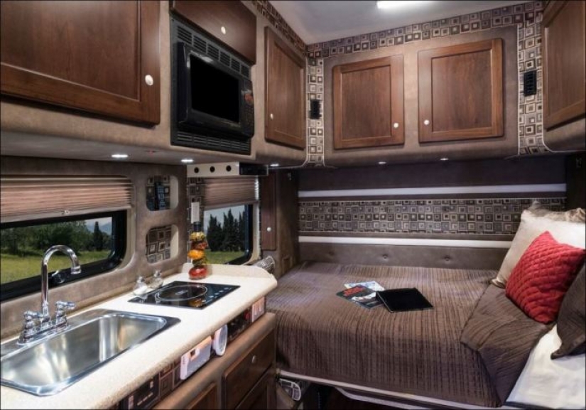 American camioneros equipar a sus camiones no son peores que los apartamentos de lujo