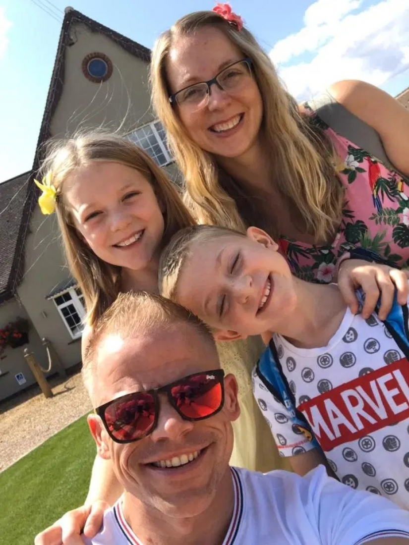 Amor VS peso: cónyuge ayudó a los Británicos a cambiar más allá del reconocimiento