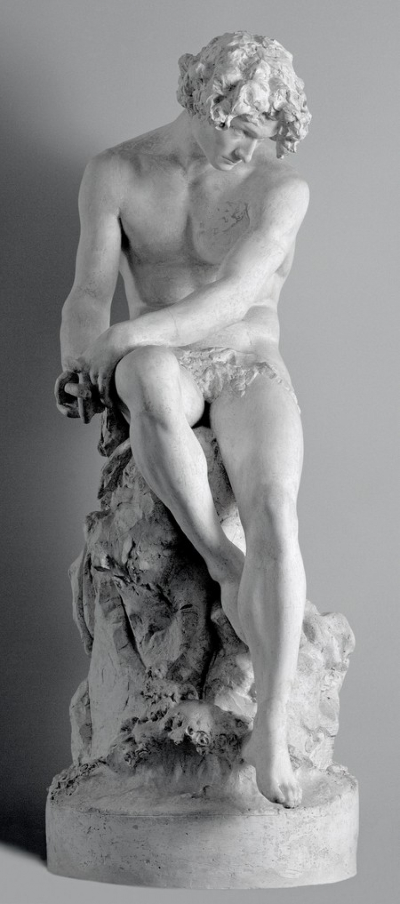 An ordinary man sees a stone. The artist hears the music