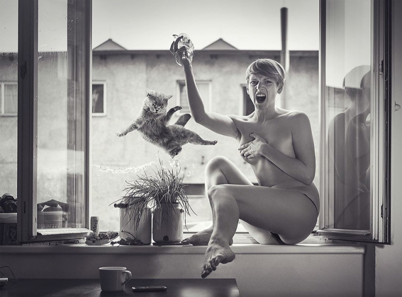 "An unexpected visit" by Czech photographer