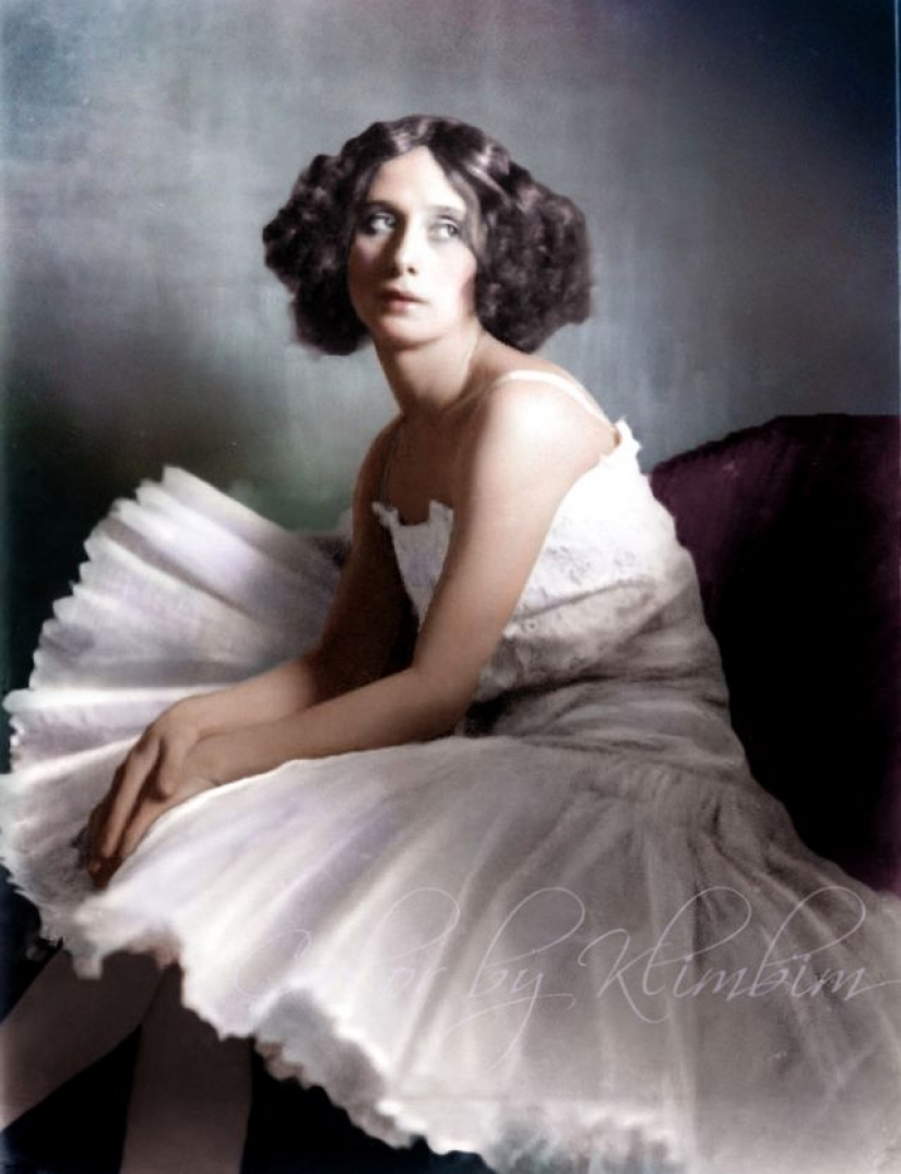 Anna Pavlova y otras bellezas de la Rusia zarista en kolonisierung de archivo de la foto