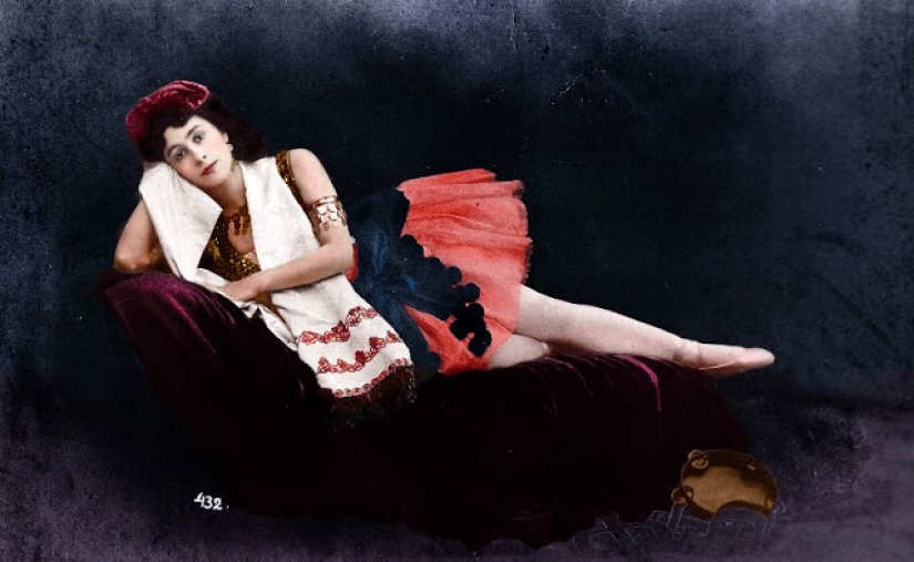 Anna Pavlova y otras bellezas de la Rusia zarista en kolonisierung de archivo de la foto