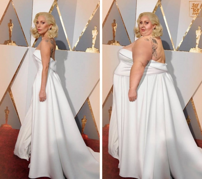 Artist adds star weight, wanting to show that beauty is all sizes