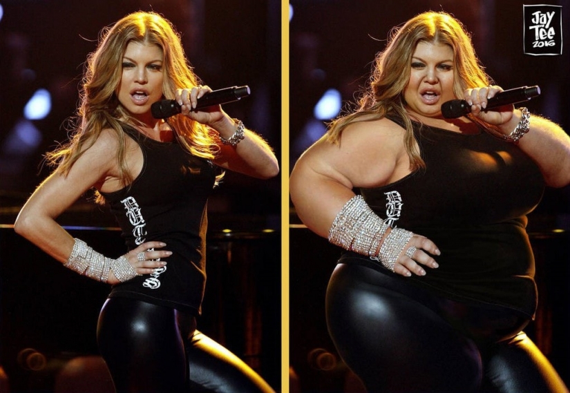 Artist adds star weight, wanting to show that beauty is all sizes