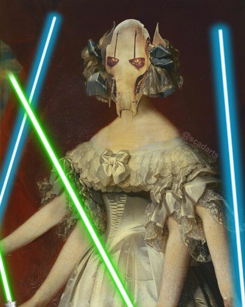 As a fan of "Star wars" played his neglectful wife