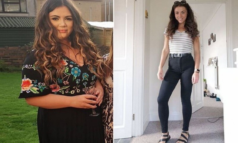 As a girl from the UK got rid of half of their weight and guy cheating