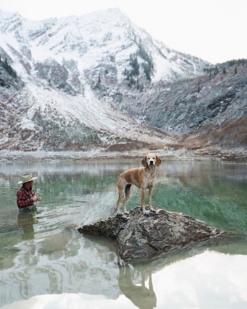 As a traveling photographer Theron Humphrey and his dog Maddie As a traveling photographer Theron Humphrey and his dog Maddie