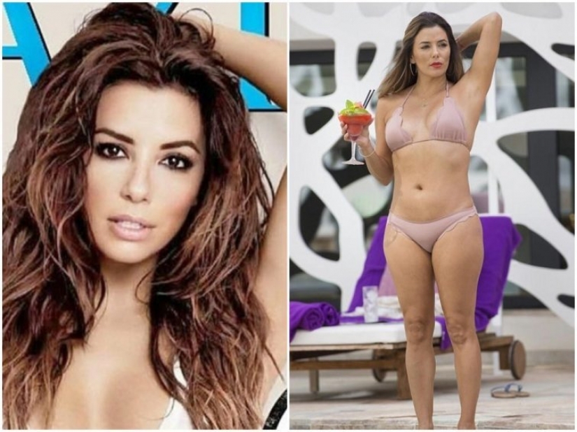 As the stars appear on the covers of magazines and in real life: from Britney Spears to Vanessa Paradis