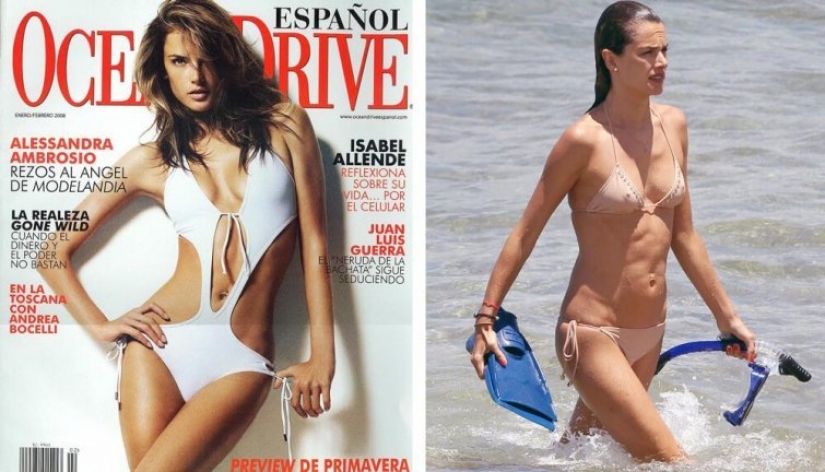 As the stars appear on the covers of magazines and in real life: from Britney Spears to Vanessa Paradis