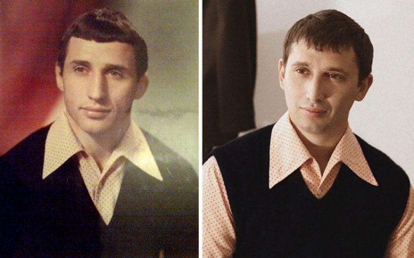 Back to the future: photos of relatives who forced to believe in a time machine