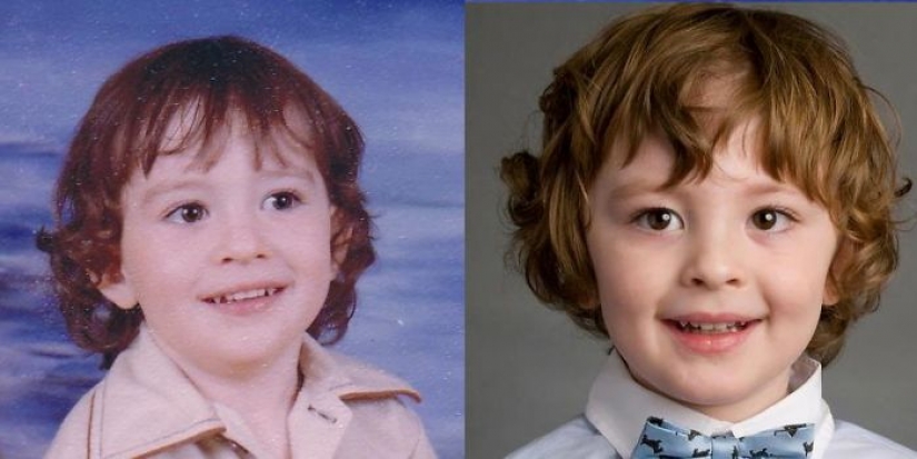 Back to the future: photos of relatives who forced to believe in a time machine