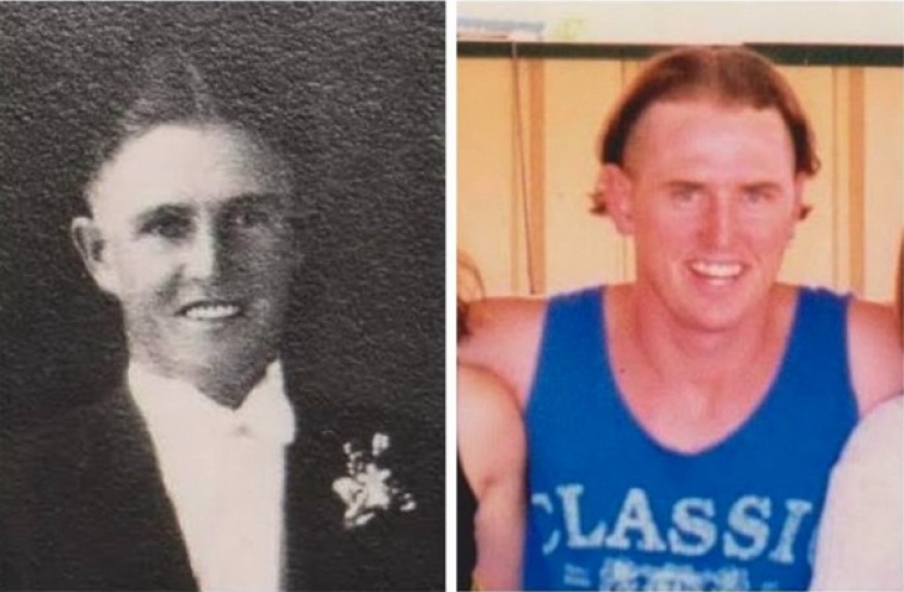 Back to the future: photos of relatives who forced to believe in a time machine