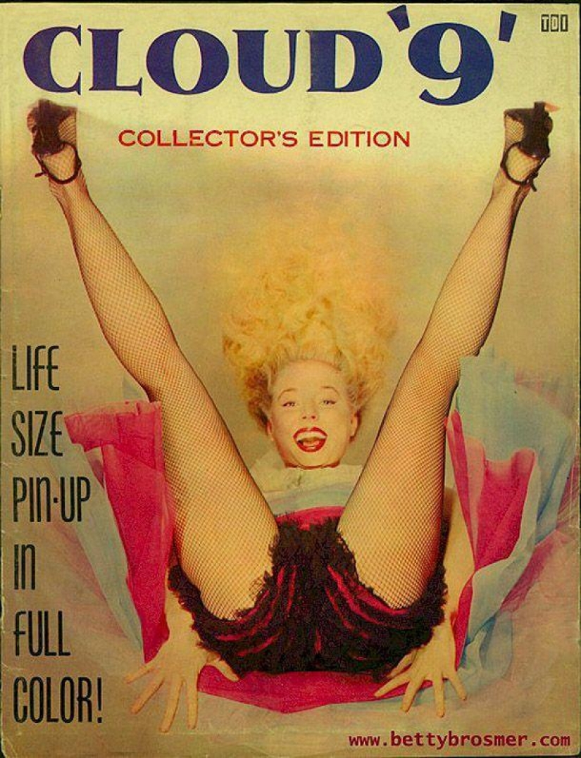 Betty Brosmer — el dueño de las más bellas figuras de 50 años