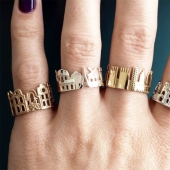 Born in the Siberian snows jeweler creates urban landscapes on the rings
