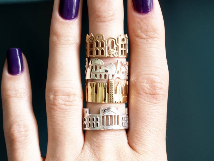 Born in the Siberian snows jeweler creates urban landscapes on the rings Born in the Siberian snows jeweler creates urban landscapes on the rings