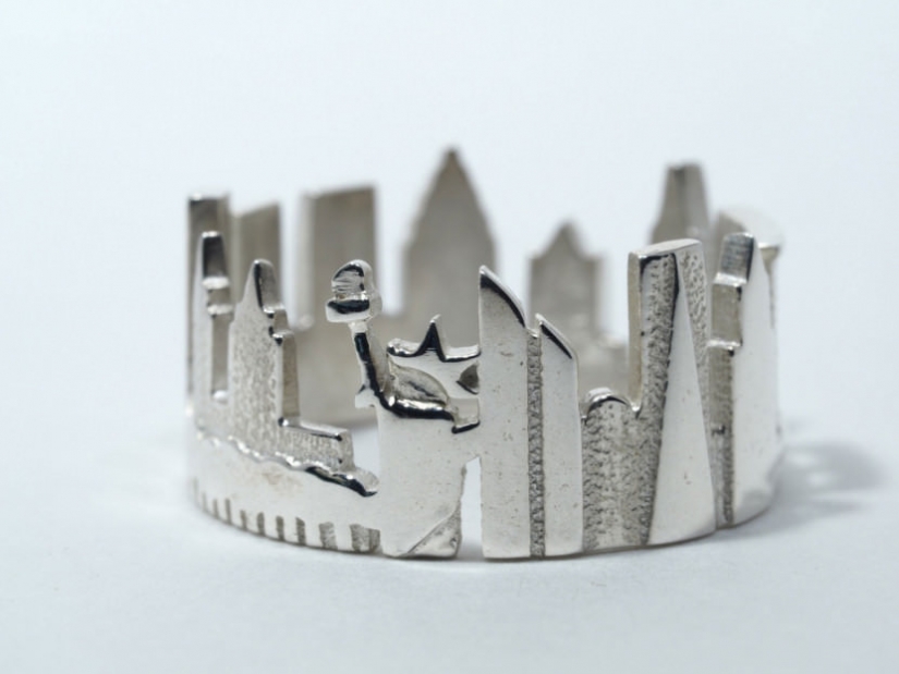 Born in the Siberian snows jeweler creates urban landscapes on the rings Born in the Siberian snows jeweler creates urban landscapes on the rings