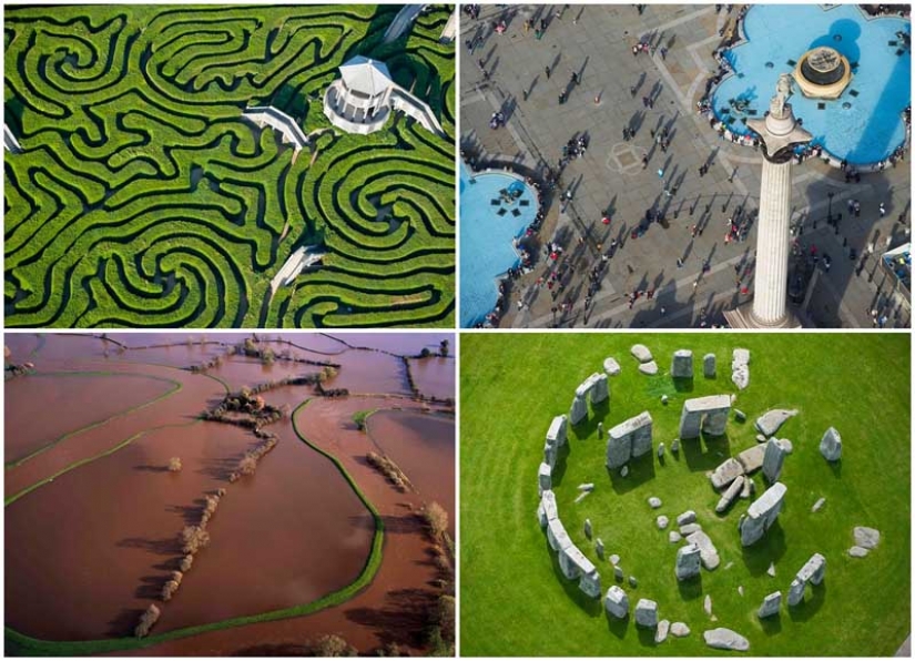 Britain from the height of bird flight