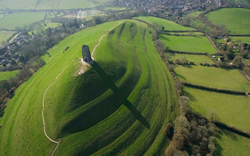 Britain from the height of bird flight