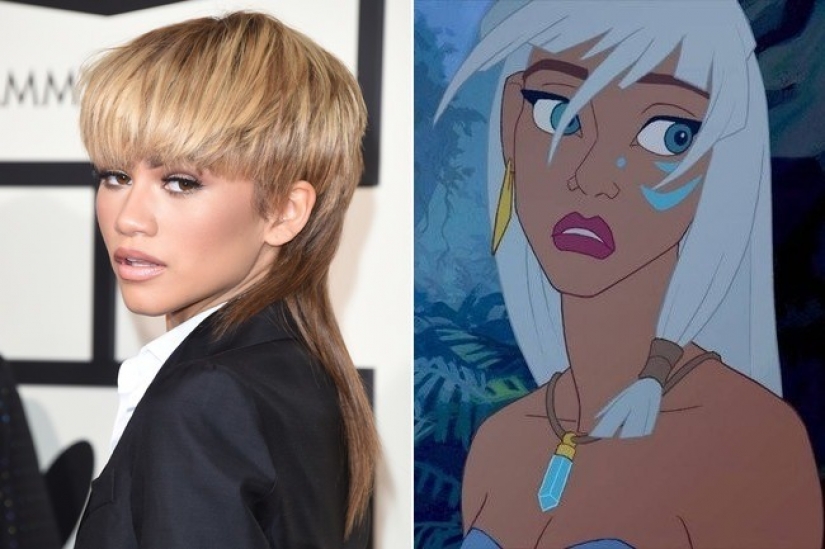 Celebrities like Disney characters