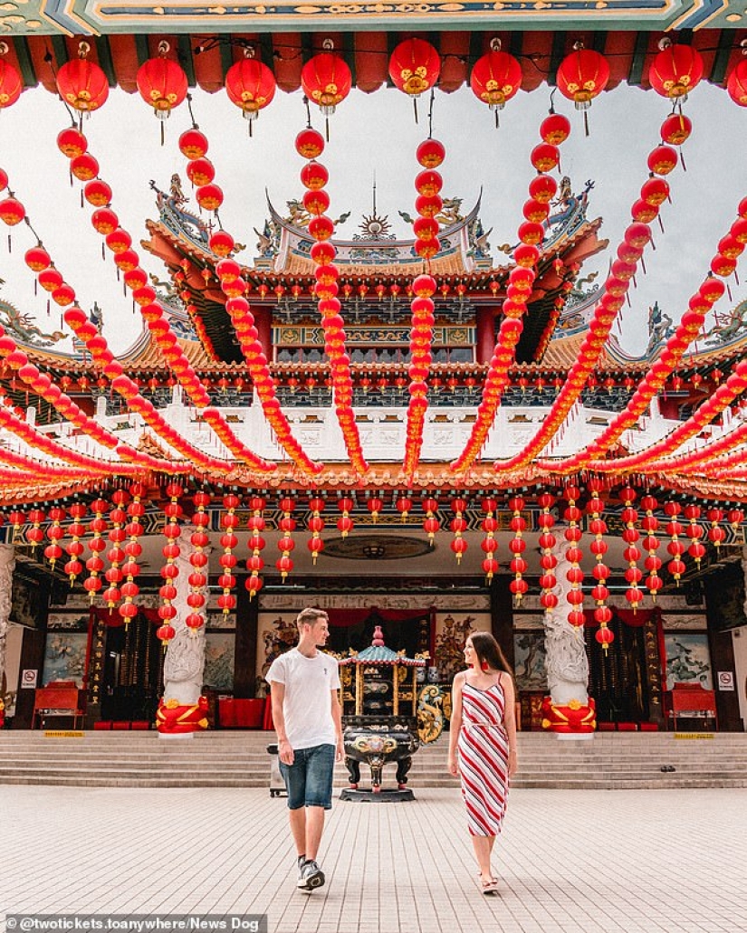 Cómo esta pareja se las arregla para vivir en su viaje alrededor del mundo