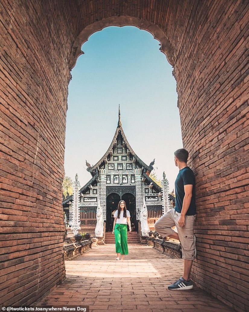 Cómo esta pareja se las arregla para vivir en su viaje alrededor del mundo