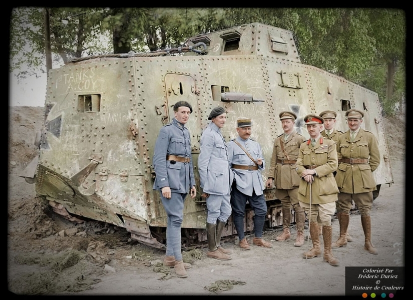Color images of the First world war, which made like yesterday Color images of the First world war, which made like yesterday