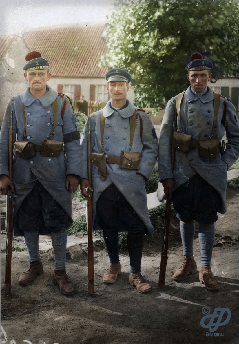 Color images of the First world war, which made like yesterday Color images of the First world war, which made like yesterday