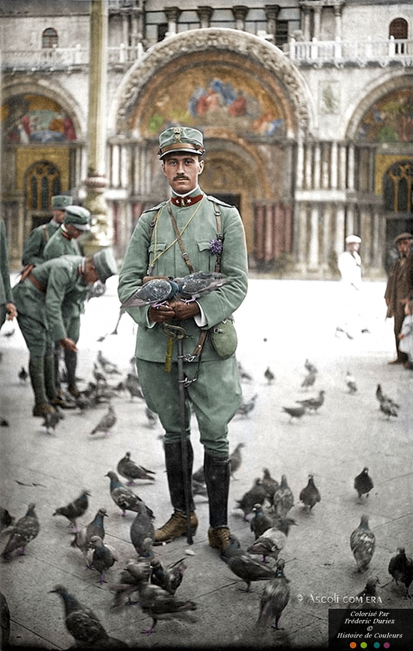 Color images of the First world war, which made like yesterday Color images of the First world war, which made like yesterday