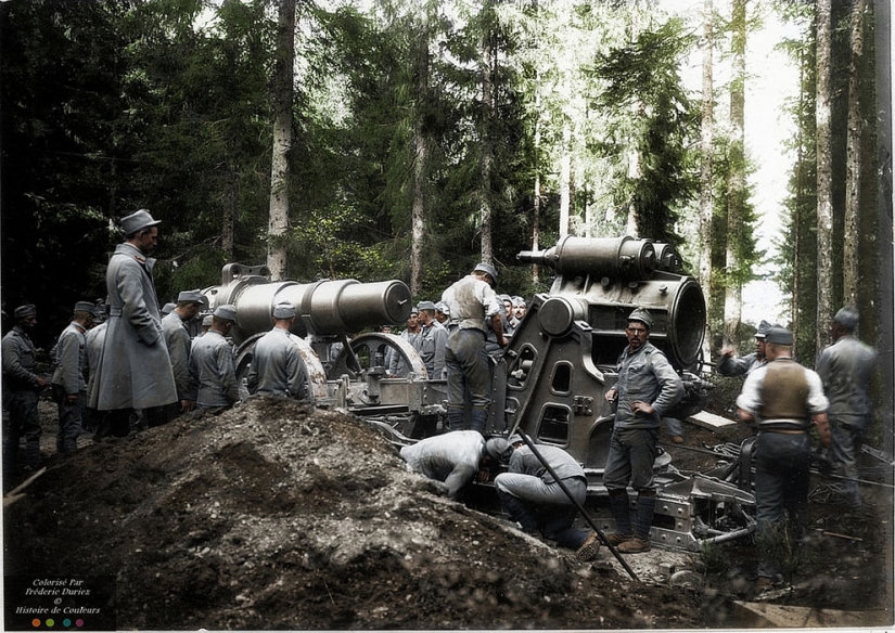 Color images of the First world war, which made like yesterday Color images of the First world war, which made like yesterday
