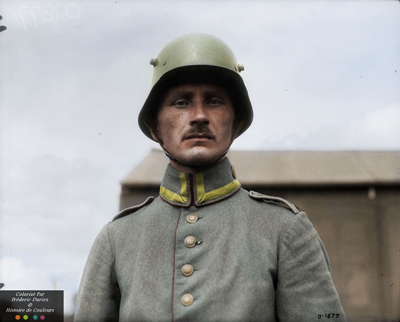 Color images of the First world war, which made like yesterday Color images of the First world war, which made like yesterday