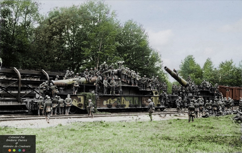 Color images of the First world war, which made like yesterday Color images of the First world war, which made like yesterday