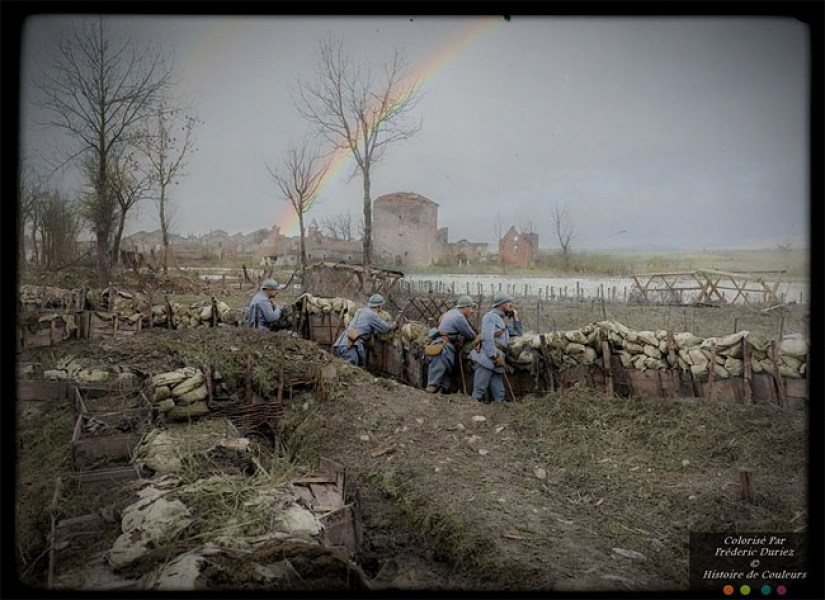 Color images of the First world war, which made like yesterday Color images of the First world war, which made like yesterday