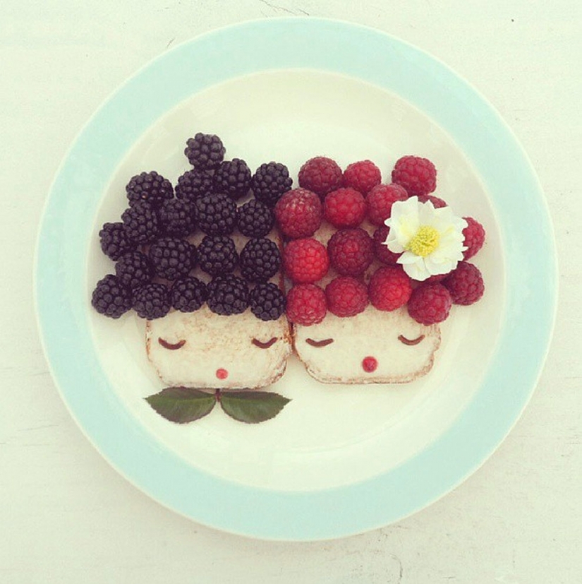 Comestible de dibujos animados del artista holandés