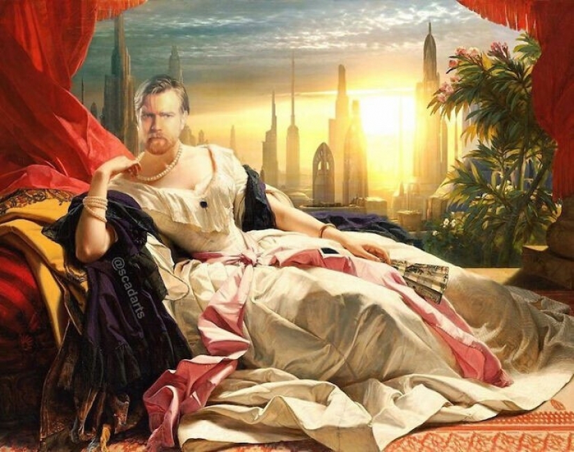 Como fan de "Star wars" jugó su negligente esposa