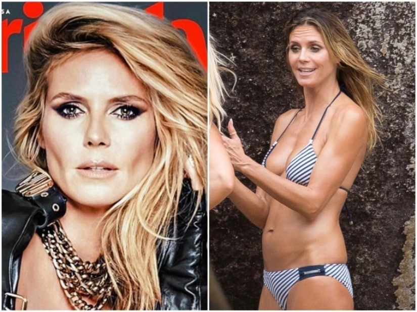 Como las estrellas que aparecen en las portadas de las revistas y en la vida real: desde Britney Spears a Vanessa Paradis