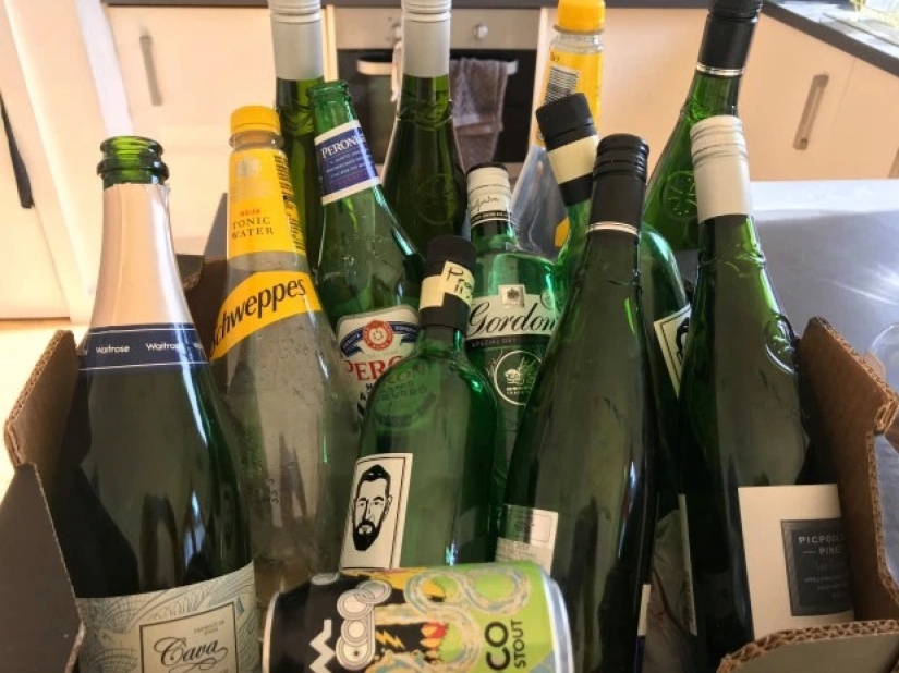 Consuelo en la parte inferior de la copa: los Británicos son adictos al alcohol en el aislamiento