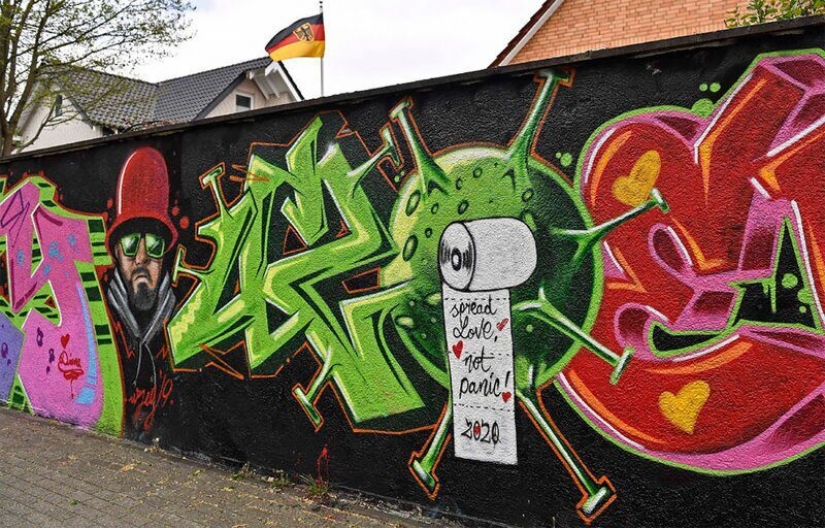 Coronavirus en las calles de el mundo: 17 obras de arte de la calle sobre el tema CoVid-19 Coronavirus en las calles de el mundo: 17 obras de arte de la calle sobre el tema CoVid-19