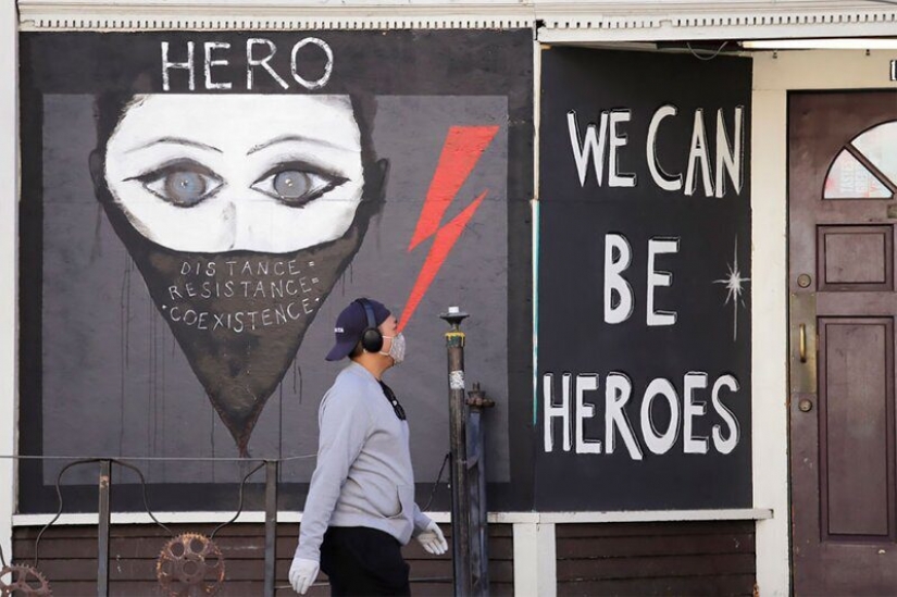 Coronavirus en las calles de el mundo: 17 obras de arte de la calle sobre el tema CoVid-19 Coronavirus en las calles de el mundo: 17 obras de arte de la calle sobre el tema CoVid-19
