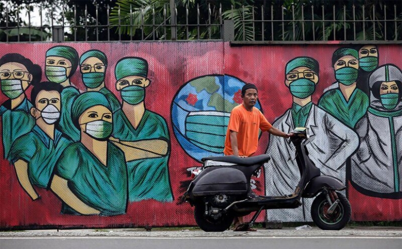 Coronavirus en las calles de el mundo: 17 obras de arte de la calle sobre el tema CoVid-19 Coronavirus en las calles de el mundo: 17 obras de arte de la calle sobre el tema CoVid-19