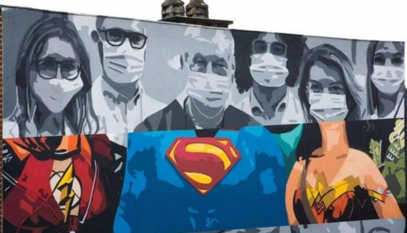 Coronavirus in the streets of the world: 17 works of street art on the theme CoVid-19