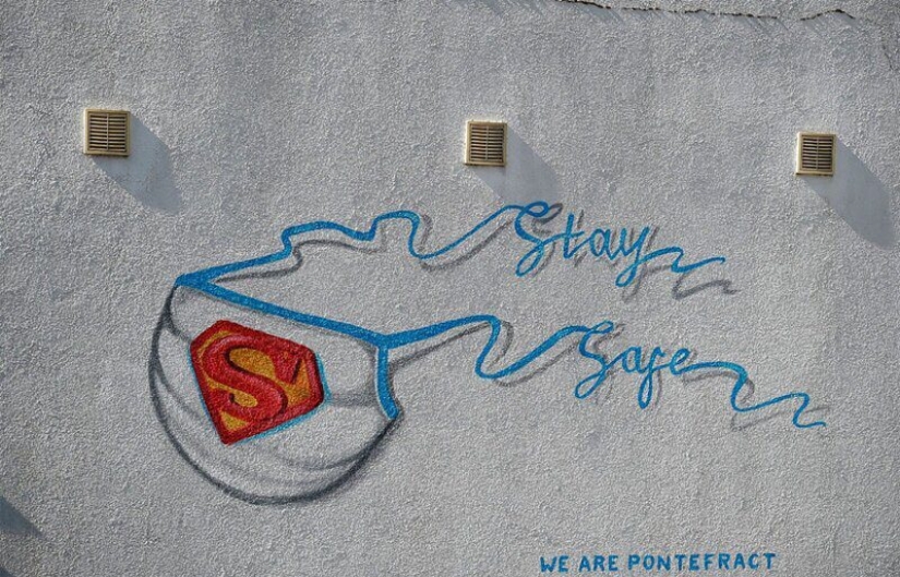 Coronavirus in the streets of the world: 17 works of street art on the theme CoVid-19