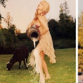 Cottagecore: Girls in dresses retro at the backdrop of rural idyll — a new trend of social networks