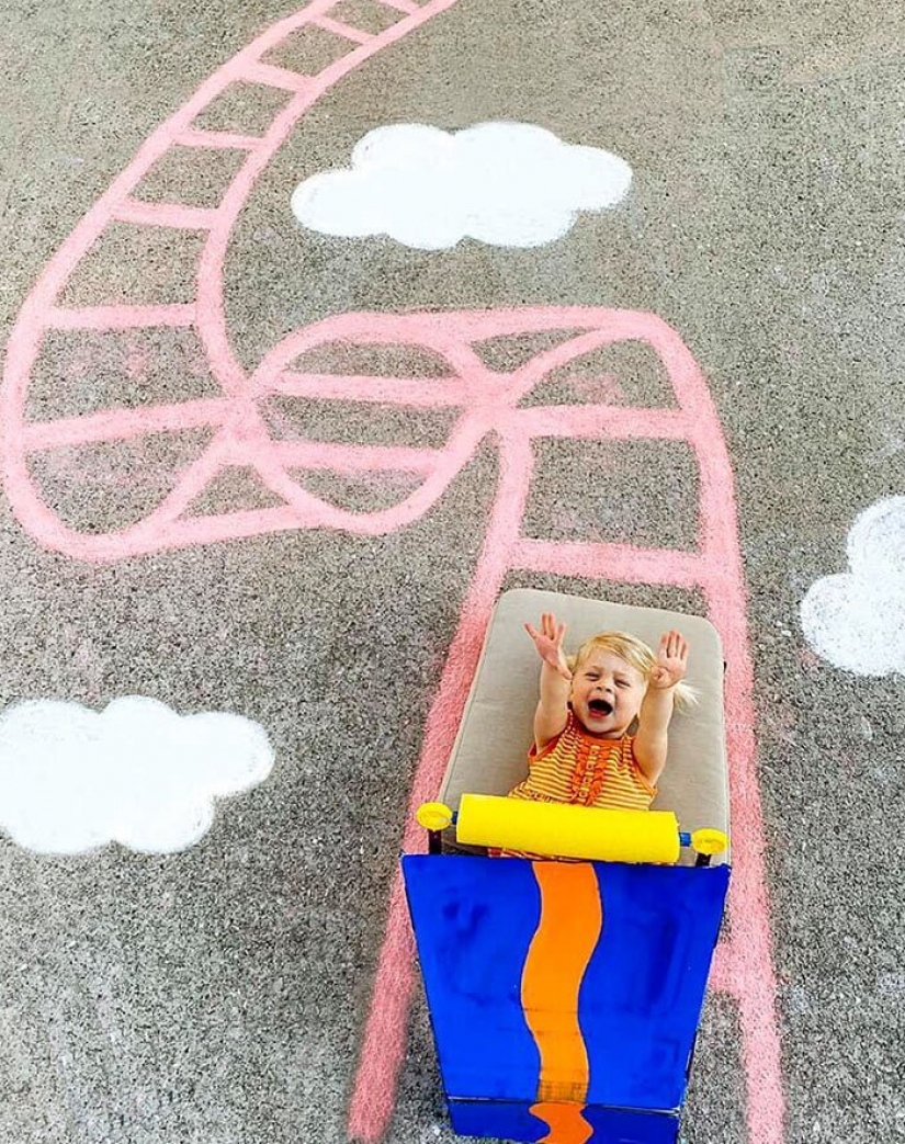 Crayons and imagination: cute pictures of magical worlds that my mom created for daughters in quarantine Crayons and imagination: cute pictures of magical worlds that my mom created for daughters in quarantine