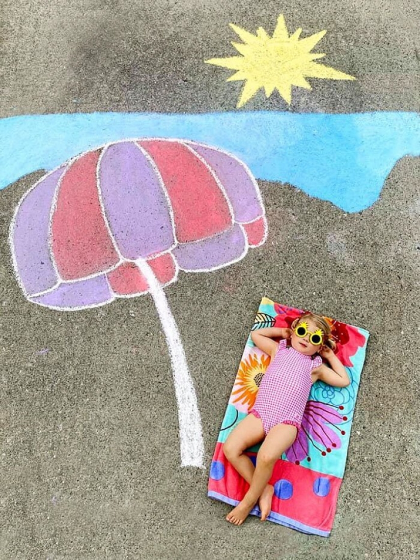 Crayons and imagination: cute pictures of magical worlds that my mom created for daughters in quarantine Crayons and imagination: cute pictures of magical worlds that my mom created for daughters in quarantine